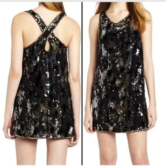 Diesel | Dresses | Smalldiesel Black Sequin Mini Dress Cross Back Delitop Euc 647 Tank Tunic | Poshmark Diesel | Dresses | Smalldiesel Black Sequin Mini Dress Cross Back Delitop Euc 647 Tank Tunic | Poshmark